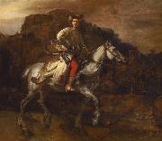 REMBRANDT Harmenszoon van Rijn The Polish rider (mk33) oil painting picture wholesale